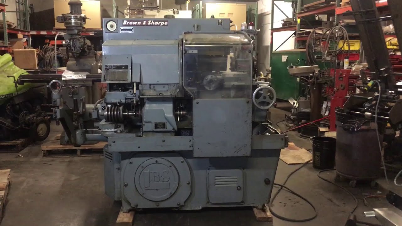 Brown & Sharpe No.2 Auto Screw Machine 15/8”” Capacity 220V 3 Phase