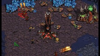 DROPS! Action! 🇰🇷 (Z) vs Light! 🇰🇷 (T) on Shakuras Temple - StarCraft - Brood War Remastered