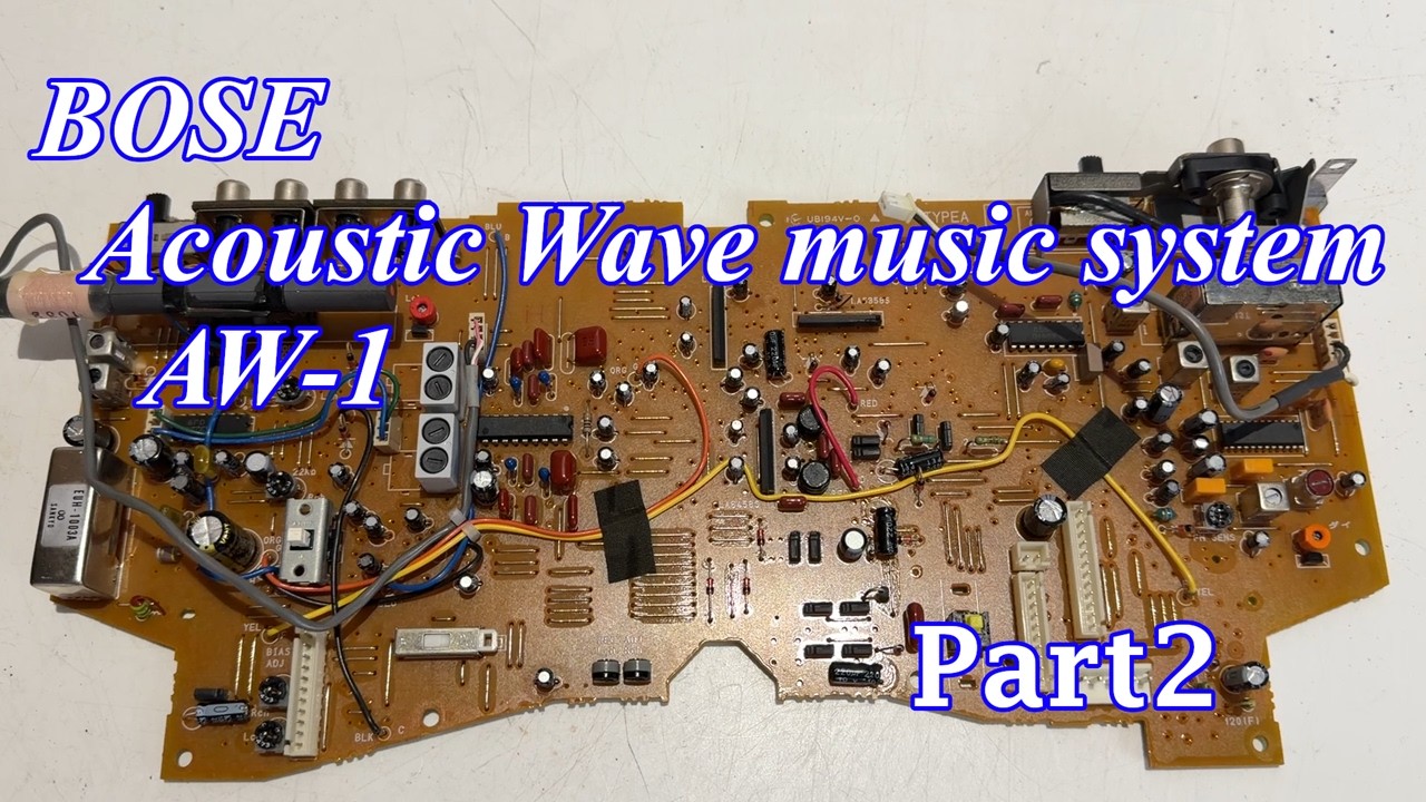 BOSE Acoustic Wave Music System AW-1 Repair Challenge! Part 2