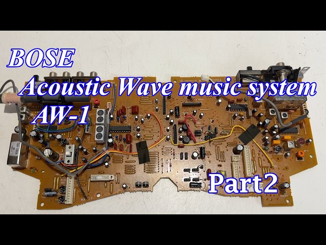 BOSE Acoustic Wave Music System AW-1 Repair Challenge! Part 2