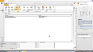 How to Create Outlook 2010 Groups