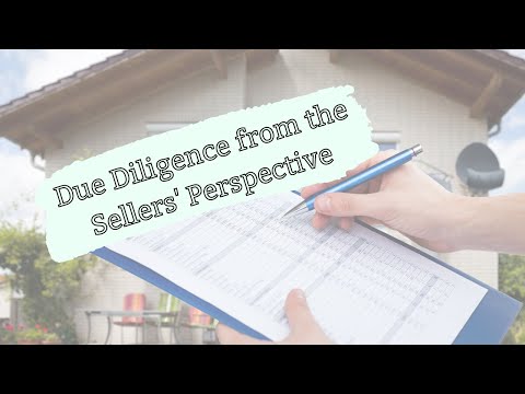 Due Diligence from the Sellers' Perspective | Thursday Tidbits, Episode 52