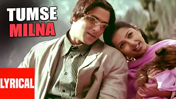 Tumse Milna Lyrical Video | Tere Naam | Himesh Reshammiya | Salman Khan, Bhoomika Chawla