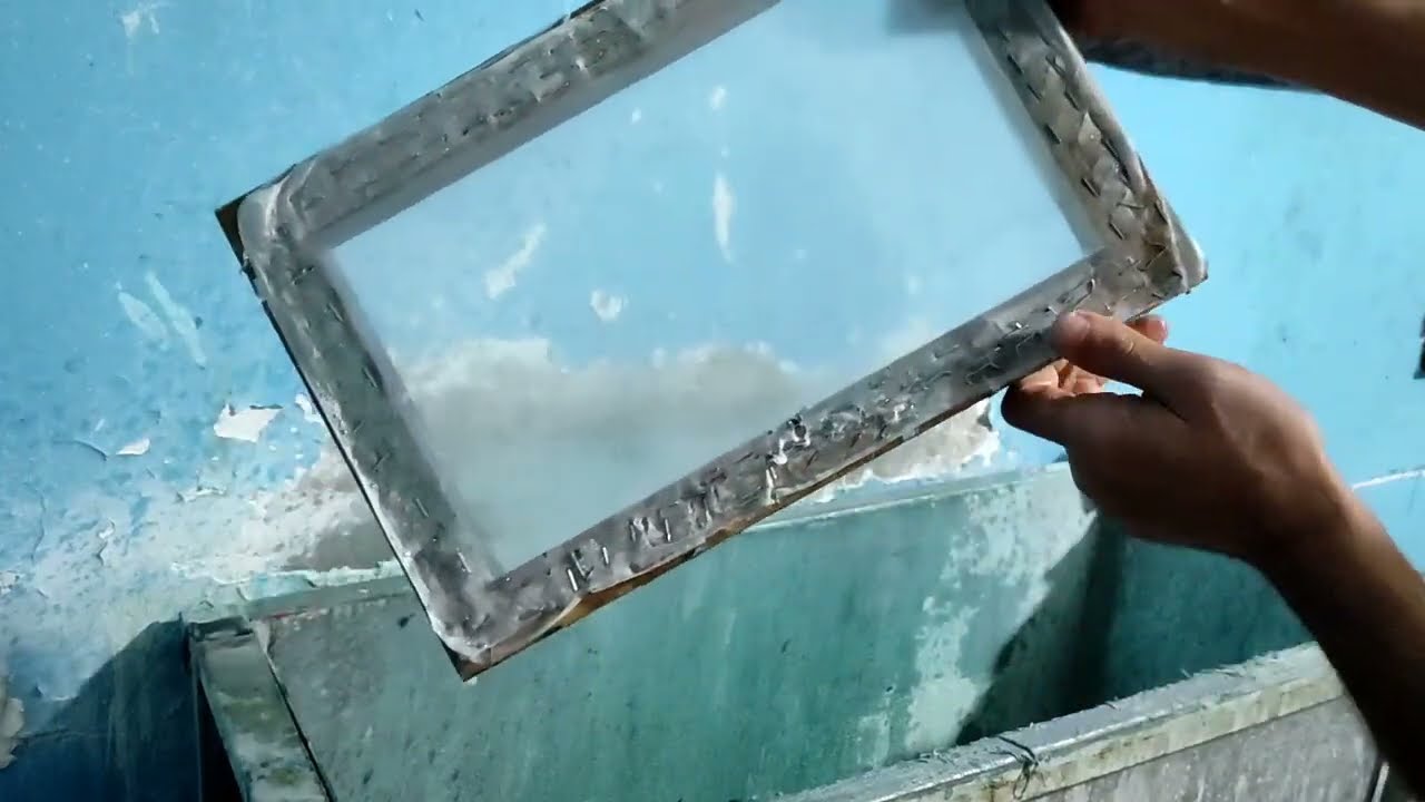 طريقة لإزال  الجيلاتين بجافيل ÉMULSION #SERIGRAPHIE