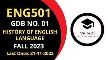 ENG501 GDB 1 SOLUTION FALL 2023 | ENG501 GDB 1 SOLUTION 2023 | ENG501 GDB 1 2023 | ENG501 GDB 2023