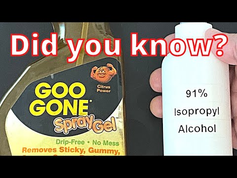 Goo Gone Vs Rapid Remover