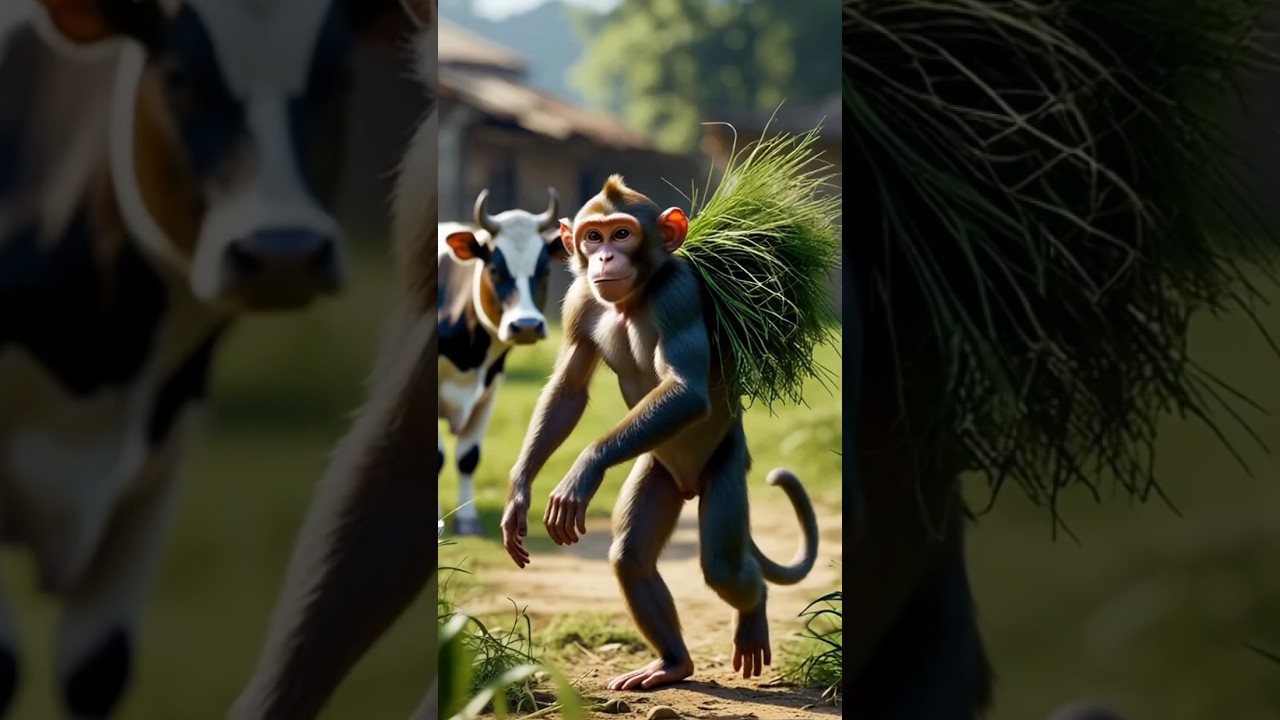 The Honest Cow 🐮 and the Cunning Monkey 🐒 