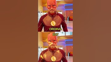 Original VS The Edit..after 20 takes..💀💀💀 #theflash #batman #vfx #dccomics