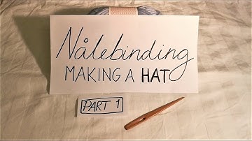 Nålebinding - Making a hat, part 1