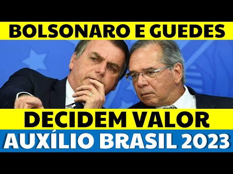 BOLSONARO FALOU COM GUEDES E TOMOU DECISÃO SOBRE AUMENTO DO AUXÍLIO BRASIL PARA 2023