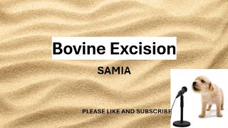 Bovine Excision BY: SAMIA​ (LYRICS)
