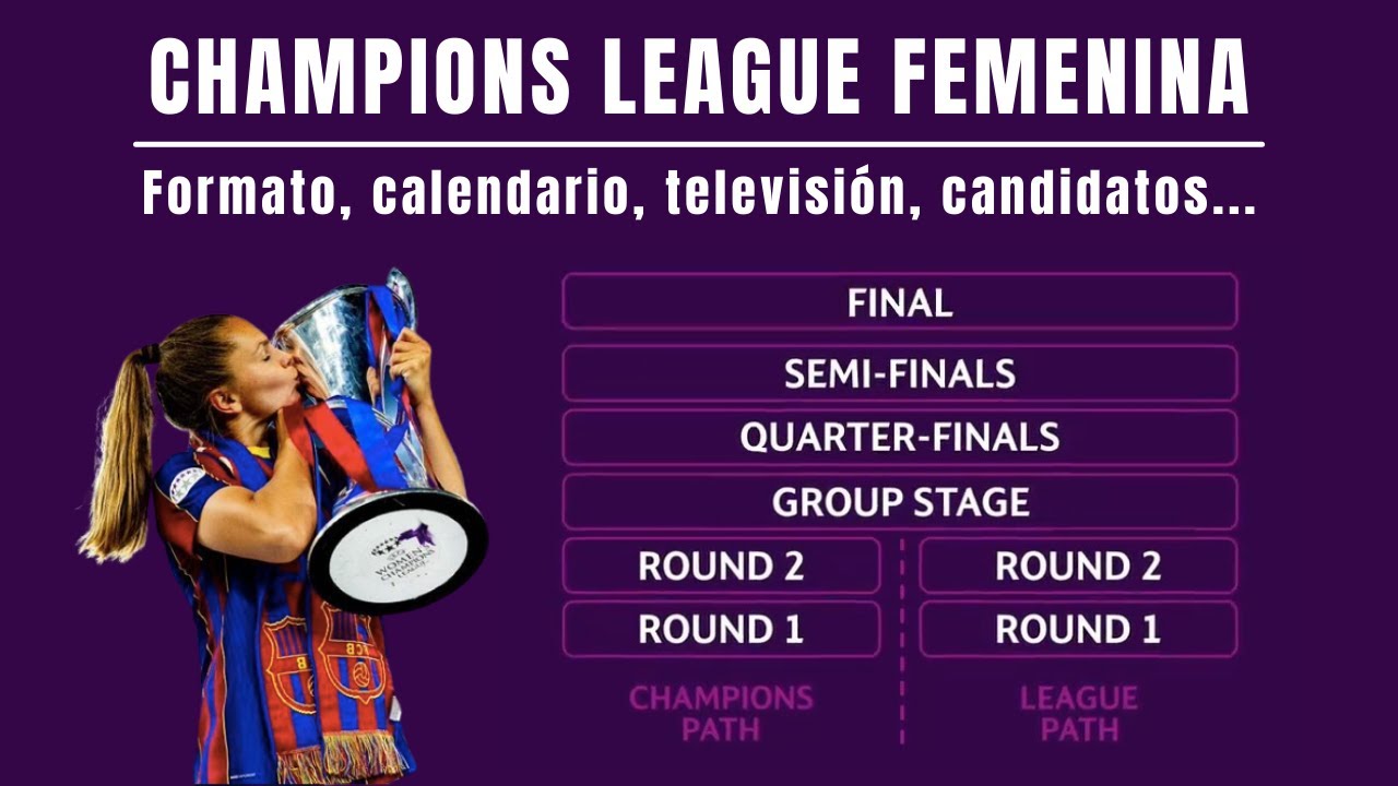 CHAMPIONS LEAGUE FEMENINA Todo lo que necesitas saber formato