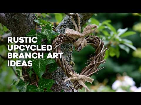 🪵 DIY Rustic Garden Decor: 15 Amazing Upcycled Branch Art Ideas! thumbnail