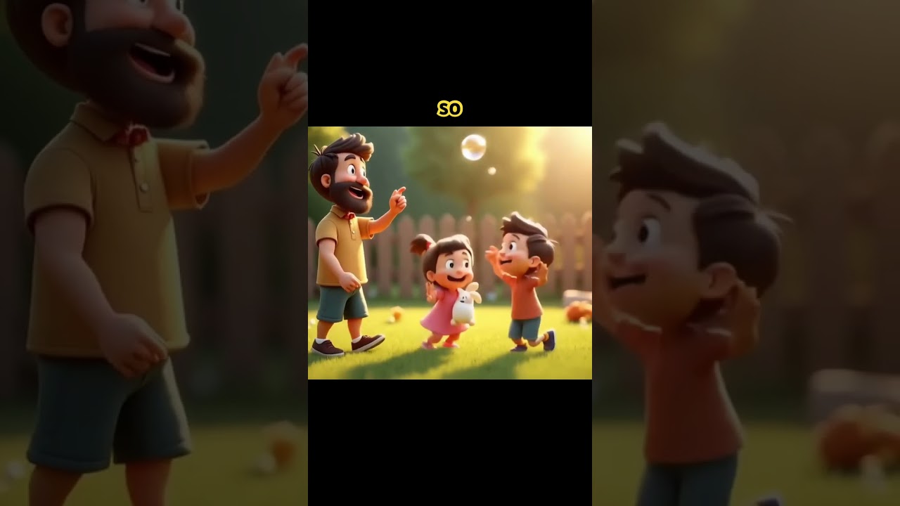 I Love You Papa 💖 Happy Father’s Day Song for Kids | Daddy & Me Cartoon Rhyme 