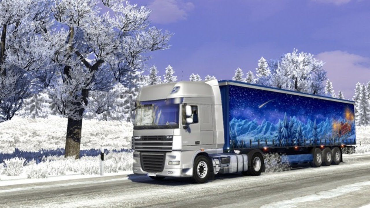 Колпаки етс. Евро Truck Simulator 2. Автопоезд магнит етс 2. Евро трак 1 22 зима. Euro Truck Simulator 2 зима.