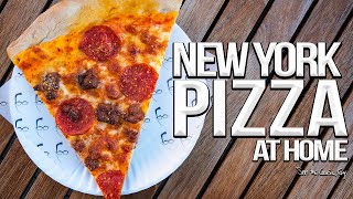 The Best Pizza I've Ever Made - Homemade New York Pizza | SAM THE COOKING GUY 4K