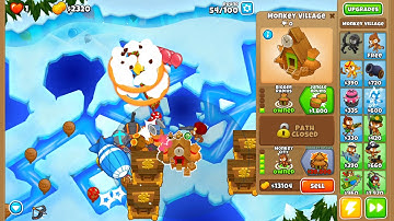 Bloons TD 6 - UPDATED Impoppable - Frozen Over - No Monkey Knowledge, Continues and Powers (21.1)
