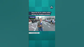 9News Australia Correspondent Lauren Tomasi Was Shot In The Leg While Reporting Itvnews Losangeles 