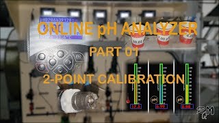 Online pH Analyzer Part 01 2 Point Calibration with Buffer Solutions