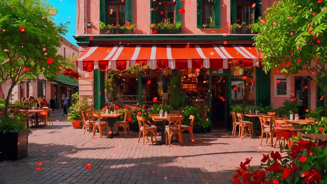 Smooth Spring Morning Jazz at Lakeside Coffee Porch Ambience 🌸 Relaxing Jazz Music to Study, Work