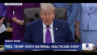 President Trump hosts maternal healthcare event at the White House: LIVE