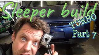Fitting a turbo to a non-turbo car. Using scrap.Intercooler plumbing. Ford KA sleeper build.. Part 7