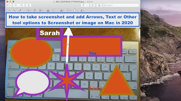 How to take screenshot and add Arrows, Text or Other tool options to Screenshot on Mac in 2020