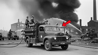 The US Army Couldn’t Reach the Fire — So a Mechanic Turned a Ford G8T Into a Fire Truck.