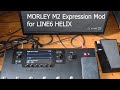 Hacking the Morley M2 Expression Pedal for Line 6 Helix and Stomp