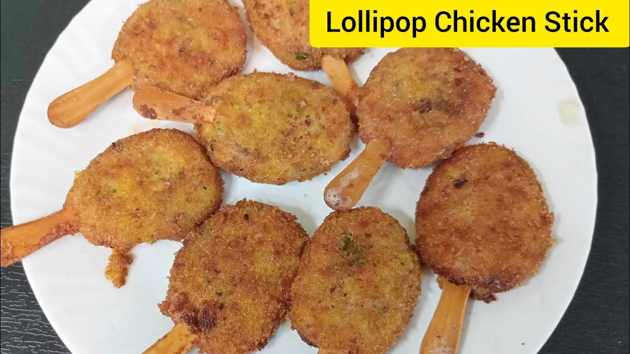 Crispy Chicken Mini Lollipop Recipe By Masara Kitchen - Chicken Lollipop Stick Recipe