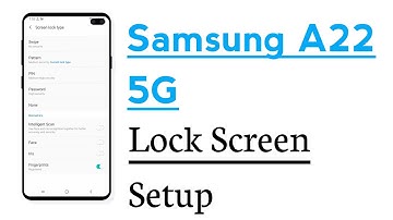 Samsung A22 5G Lock Screen Setup Face Lock And Fingerprint Lock