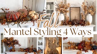 2026 Fall Mantel Styling Ideas, Fall Decorate with me 2026, Fall decor ideas, Mantel decor Fall 2026