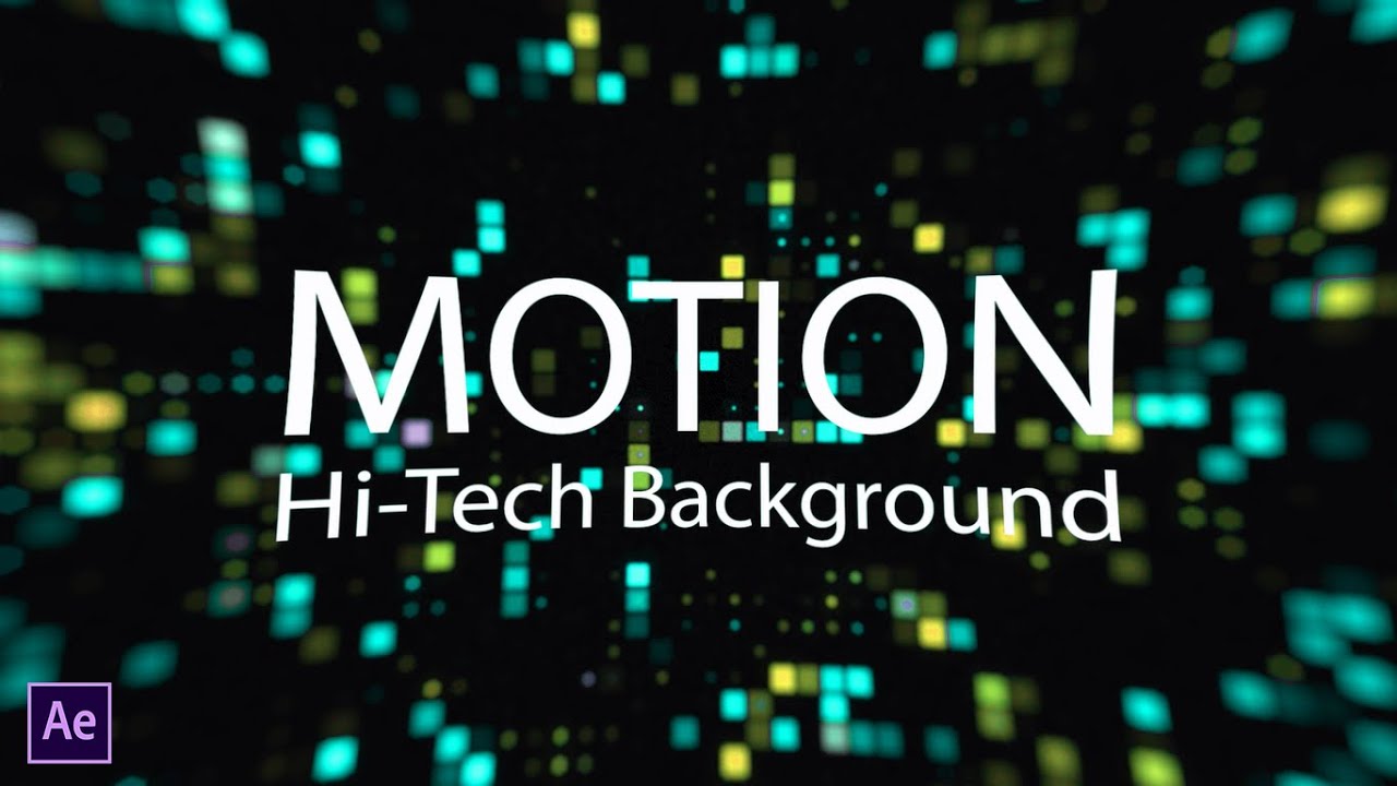 Hi-Tech Motion Graphic Background In After Effects 2021 With Project ...