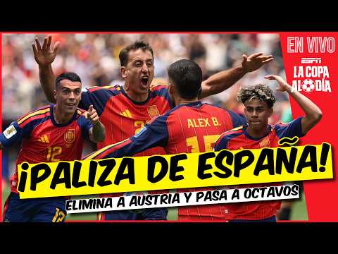 ESPAÑA elimina a AUSTRIA y AVANZA a OCTAVOS, su RIVAL SALE del Portugal vs Croacia | La Copa al Día