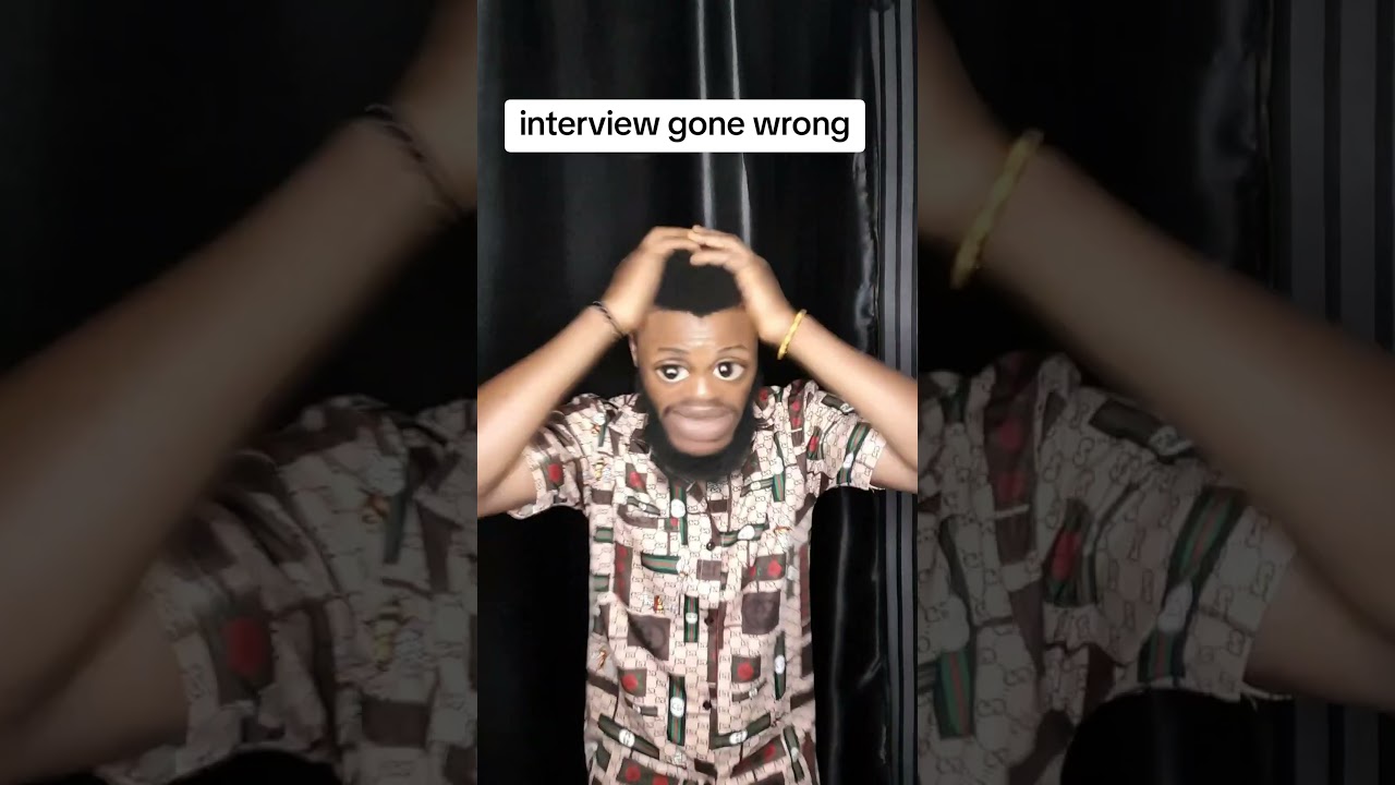 interview gone wrong 🤣🤣  