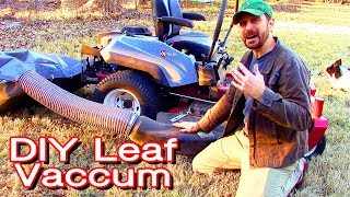 The Best Way To Build A Leaf Vacuum For About $100 (Inexpensive Collection System)