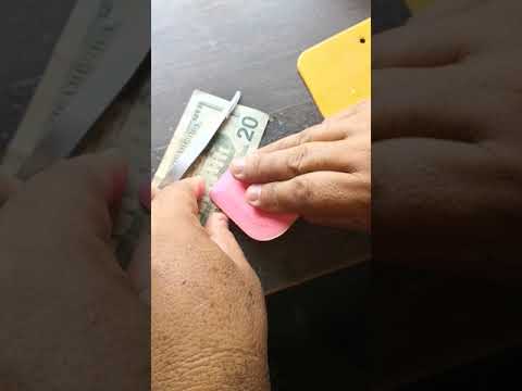 Video: Cómo Pegar Un Billete