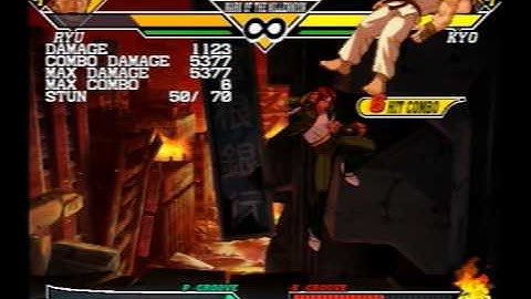 CvS2 Kyo K Groove super combo