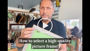 How to select a high-quality wooden picture frames!
