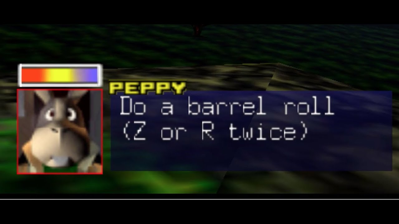 Peppy Always Says Do A Barrel Roll Star Fox 64 V1 0