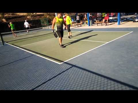 Dhp pickleball-West Regionals MXD 5.0 50+ Steve Cole & Stacy Downey vs. Jeff McFall & Tracy W- Hagen