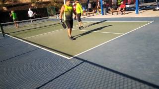 Dhp pickleball-West Regionals MXD 5.0 50+ Steve Cole & Stacy Downey vs. Jeff McFall & Tracy W- Hagen