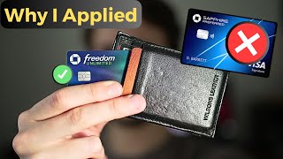 Chase Freedom Unlimited | Why I Applied