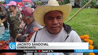 Tianguis tradicional de día de muertos en #Ozumba, #Edomex