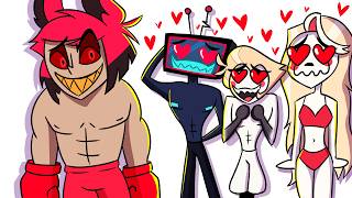 KISS or SLAP Goes HORRIBLE With Alastor and Lucifer screenshot 3