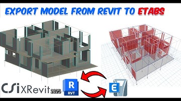 Revit Structure to ETABS Using CSiXRevit 2025