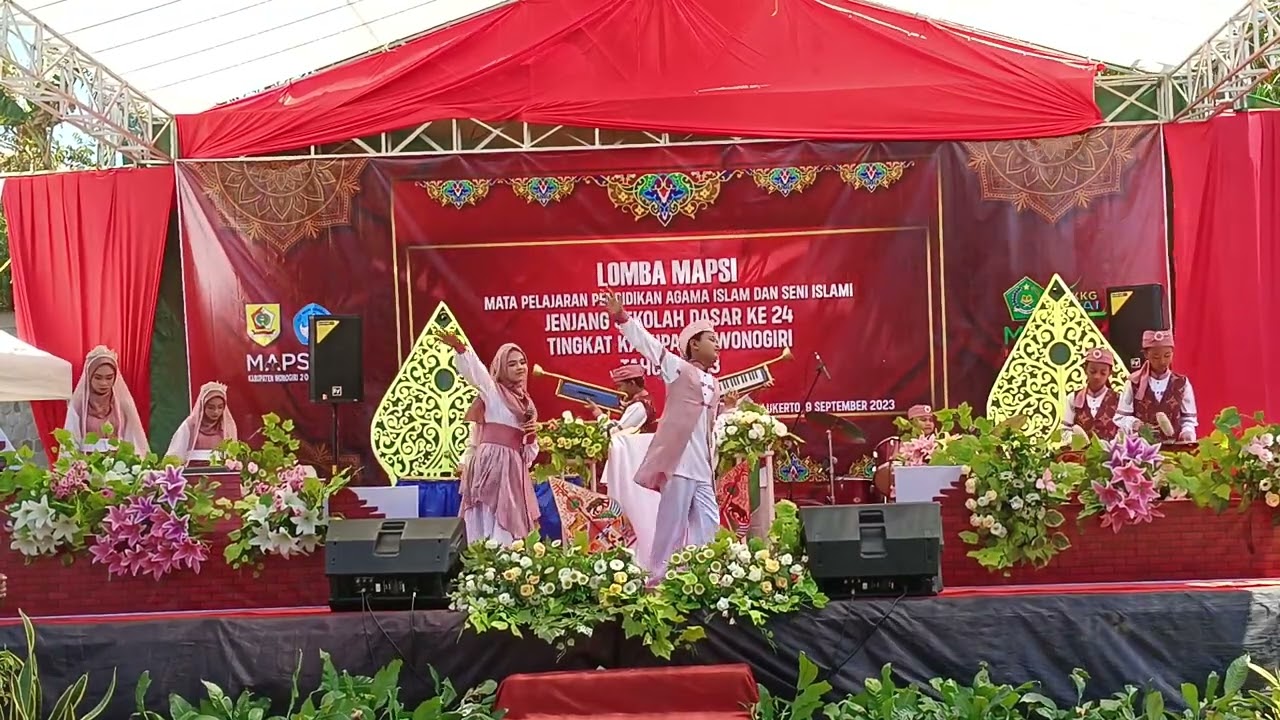 Lomba Mapsi-24 Team Rebana SDIT Nur Rohman Tingkat Kabupaten Wonogiri  Lagu pilihan 