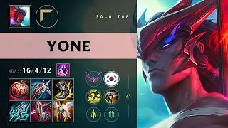 Yone Top vs Jayce - KR Master Patch 26.11
