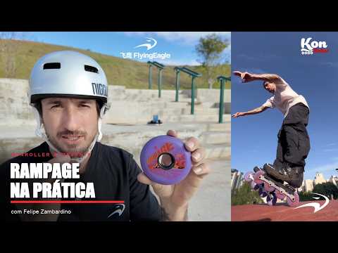 Flying Eagle Rampage Wheels in Practice with Zamba: KonRoller presents.