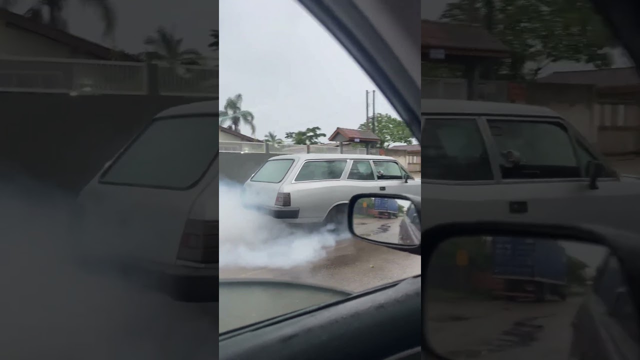 Caravan 85 4cc turbo fritando no bornout 